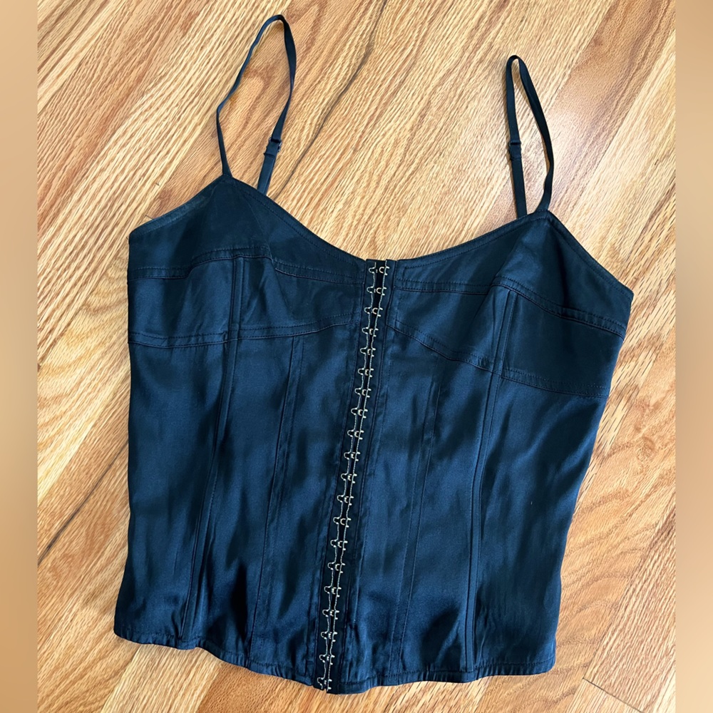 Express Silk Blend Corset Top.
